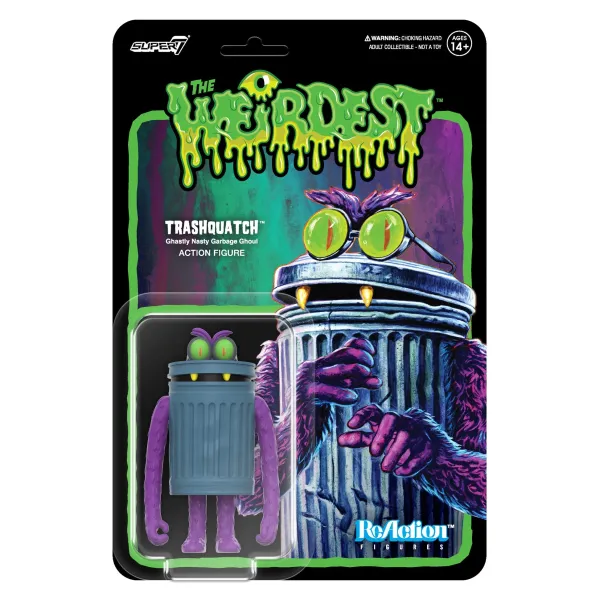 Super7 The Weirdest^The Weirdest Reaction Wave 03 - Trashquatch (Indigo To Hell)