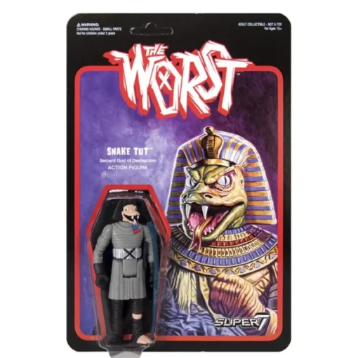 Super7 The Worst^The Worst Reaction Figure - Snake Tut (Star Worst)