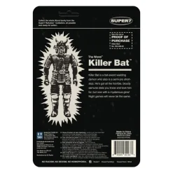 Super7 The Worst^The Worst Reaction Figures Wave 3C - Killer Bat (Monster Glow) Sdcc 22