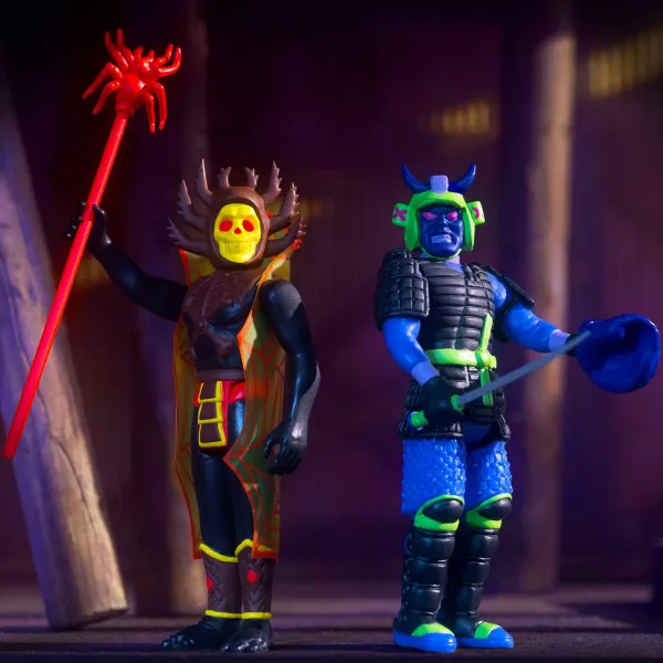 Super7 The Worst^The Worst Reaction Figures - King Hell (Revenant) & Killer Bat (Specter)