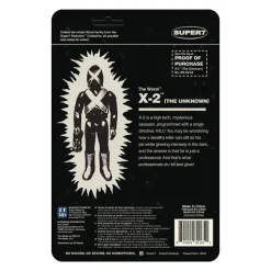 Super7 The Worst^The Worst Reaction Figures Wave 3C - X-2 (Monster Glow) Sdcc 22