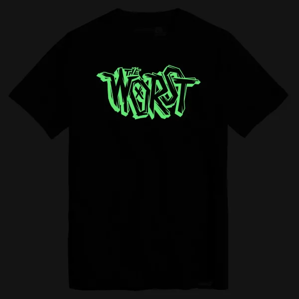 Super7 The Worst^The Worst T-Shirt - Logo (Glow-In-The-Dark)