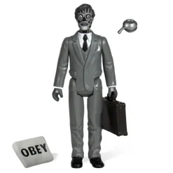 Super7 They Live^They Live Reaction Figure - Male Ghoul (Black & White)