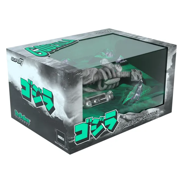 Super7 Godzilla^Toho Reaction Figures - Godzilla Skeleton (Boxed)