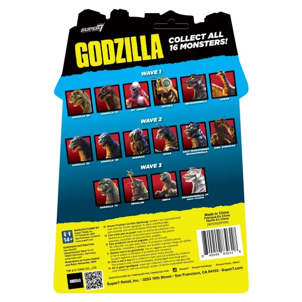 Super7 Godzilla^Toho Reaction Figures Wave 03 - Godzilla '74