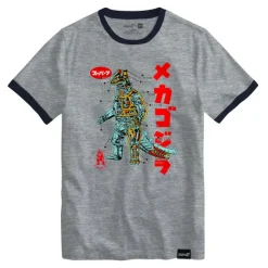 Super7 Godzilla^Toho T-Shirt - Anatomical Mechagodzilla Ringer