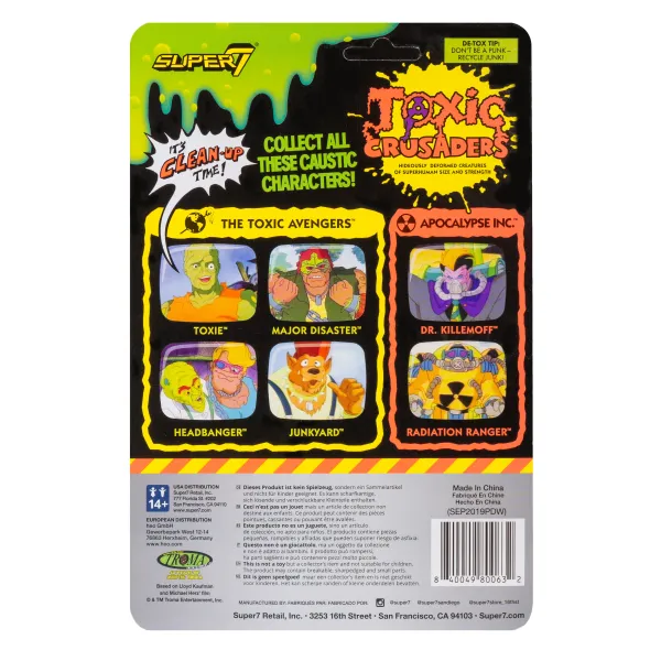 Super7 Toxic Avenger & Toxic Crusaders^Toxic Crusaders Reaction Figure - Headbanger