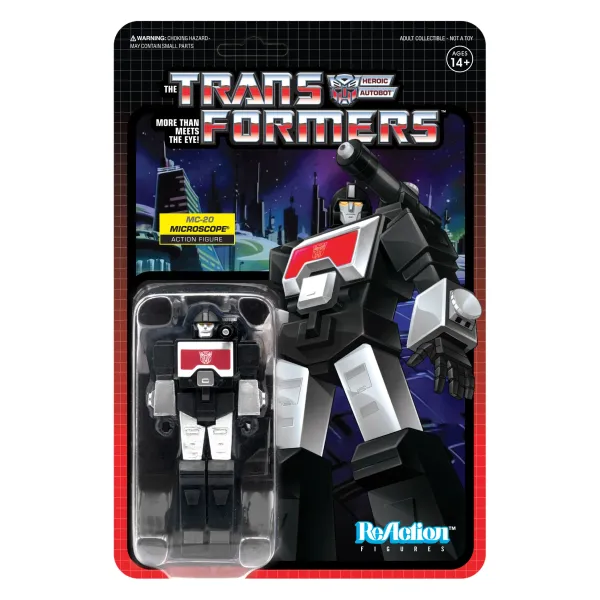 Super7 Transformers^Transformers Reaction - Perceptor Mc-20