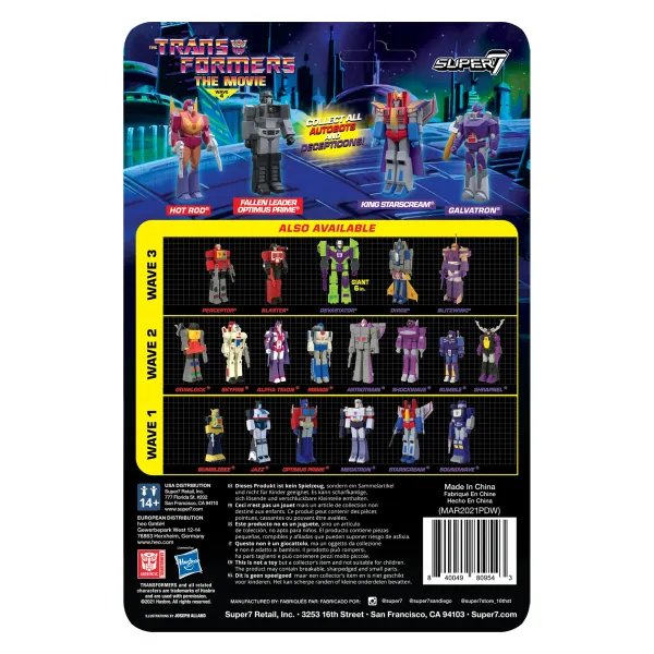 Super7 Transformers^Transformers Reaction Figure Wave 4 - King Starscream