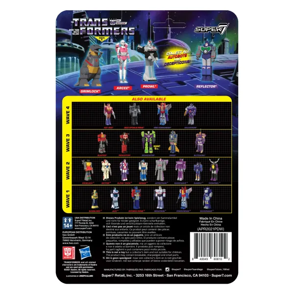 Super7 Transformers^Transformers Reaction Figure Wave 5 - Reflector