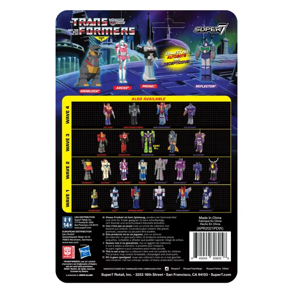 Super7 Transformers^Transformers Reaction Figure Wave 5 - Prowl