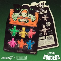 Super7 Universal Monsters^Universal Monsters Keshi 6-Pack - Wolf Man, Invisible Man, Dracula, Frankenstein, Bride, Mummy
