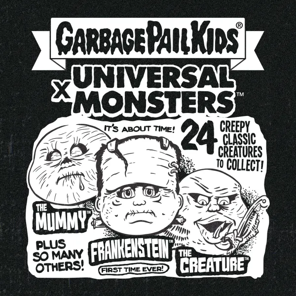 Super7 Garbage Pail Kids^Universal Monsters X Gpk Wax Pack #1